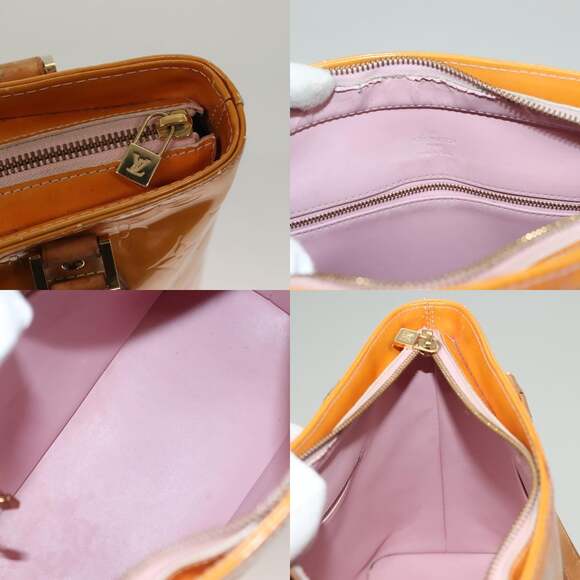 LOUIS VUITTON Monogram Vernis Houston Bag Marshmallow Pink M91302 - Picture 11 of 13